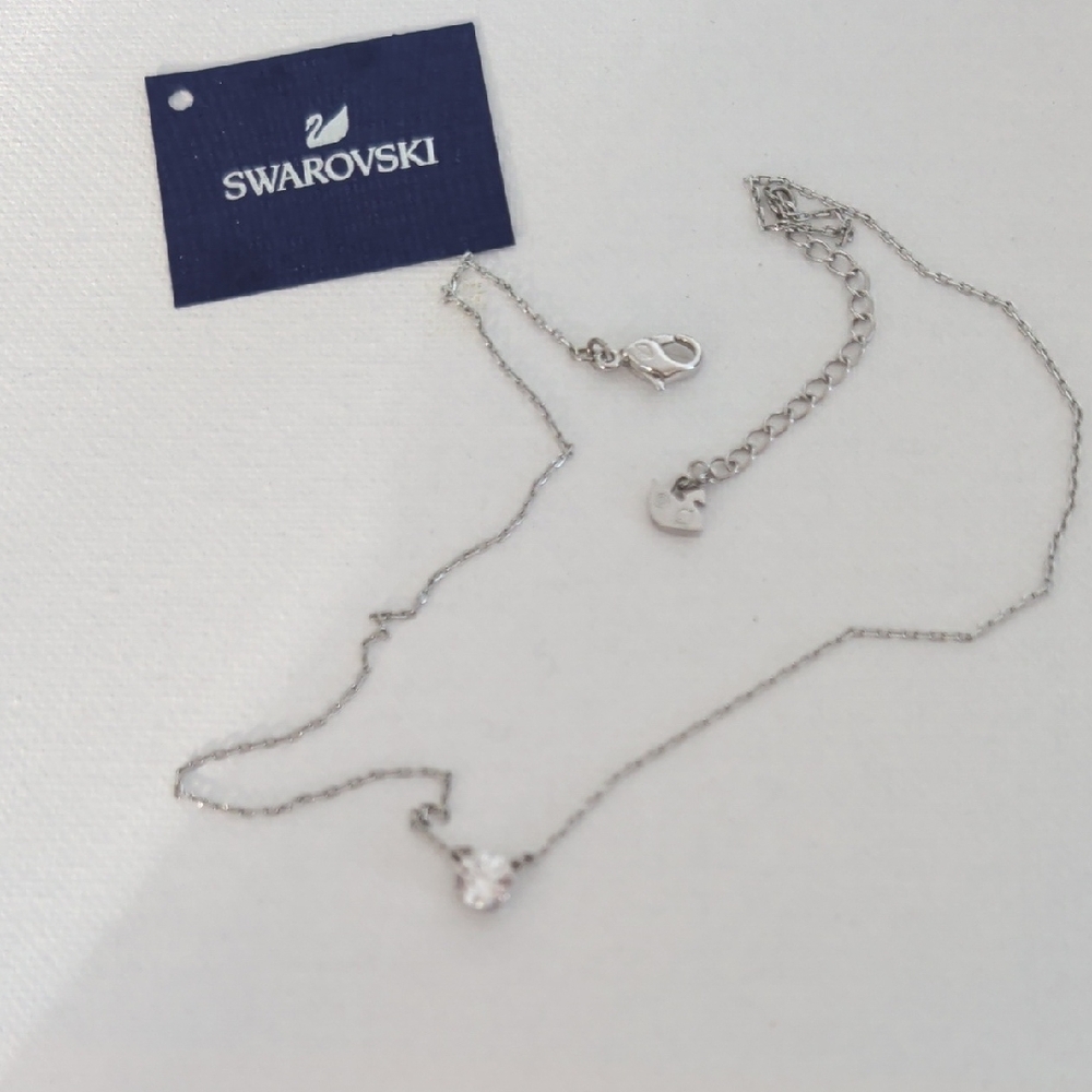 Swarovski Crystal Silver Necklace